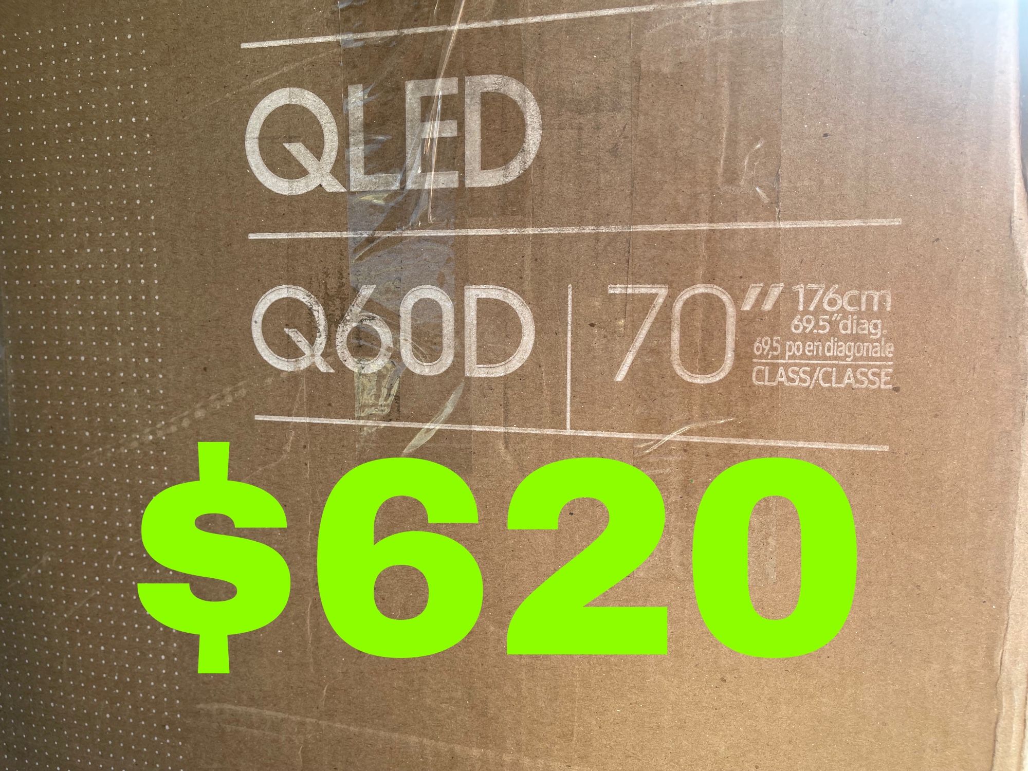 Samsung 70 QLED LED LCD 4K TV