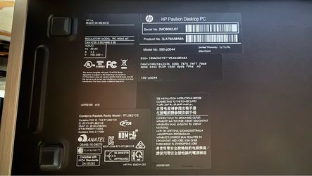 HP Pavilion 590-p0044 (parts) for Vintage Enthusiasts
