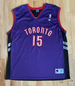 Vintage Vince Carter #15 Toronto Raptors Champion Jersey Men’s Size 48 XL   