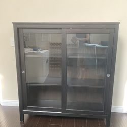 🖤 Modern Glass Door Storage Cabinet / Sideboard for Sale