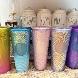5 Starbucks Tumblers 