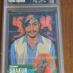 Tupac Shakur Collectors Creative Hypnotic 1 Of 1 Art Card 