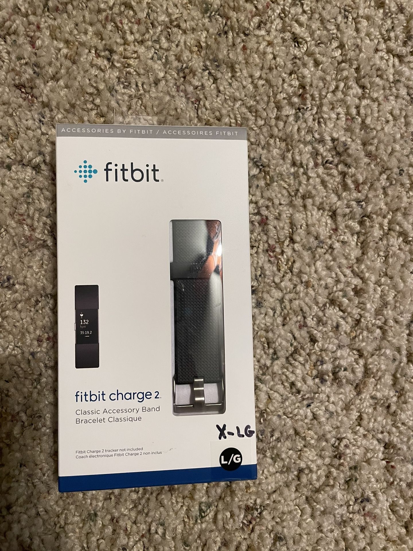 Fitbit Charge 2 Classic Accessory Band Size L/XL