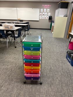 10-Drawer Organizer Cart