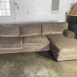 Free Delivery Of 2piece Brownish Grey Sectional Couches 