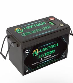 LEKTECH 12V 300Ah LiFePO4 Lithium Battery