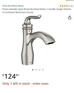 New Moen Faucet/ Nuevo En Caja