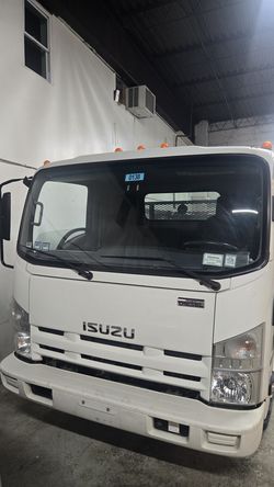 2014 Isuzu NPR-HD Diesel Stake/Flatbed Truck – 34K Miles