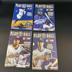 Rancho Cucamonga Quakes Playball Program Lot Vargas George Liranzo Karros