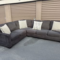 Dark Gray Sectional Couch