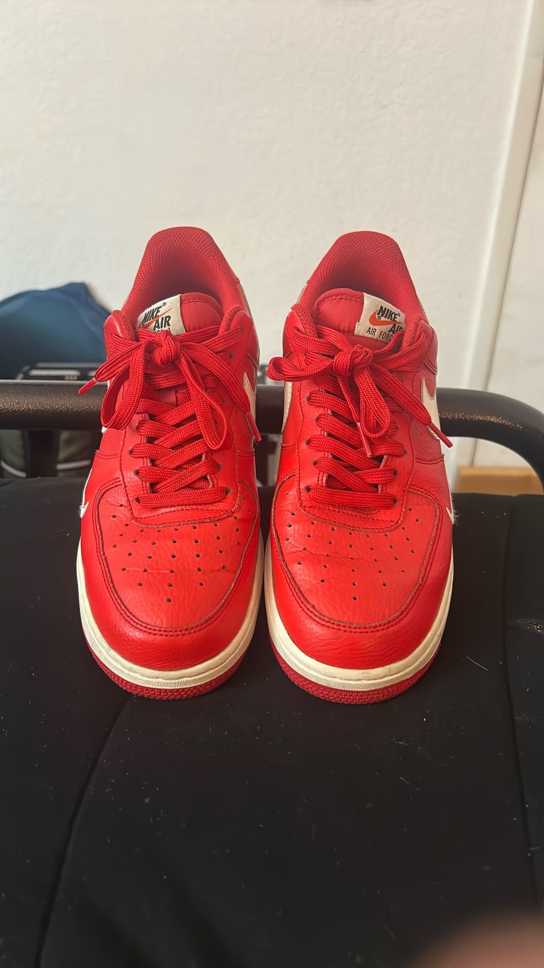 NIKE AIR FORCE 1 LOW MINI SWOOSH UNIVERSITY RED/WHITE