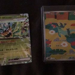 Two Rare Japanese Pokemon Cards
