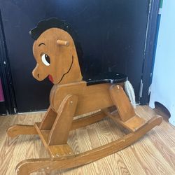 Wooden Rocking Horse