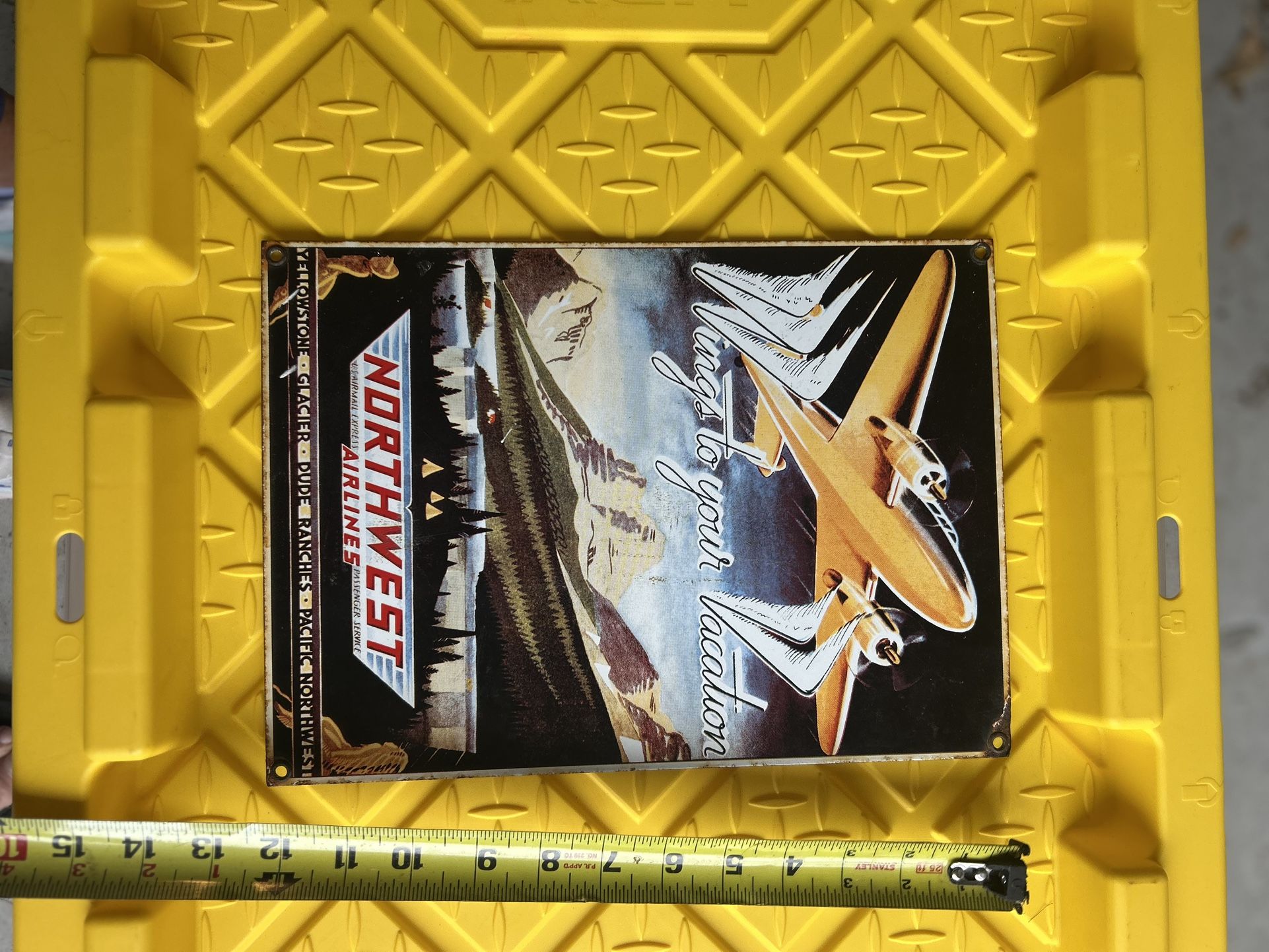 Vintage Collectibles Metal Porcelain Enamel Sign