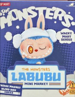 Authentic THE MONSTERS Wacky Mart-Fridge Magnet Blind Box