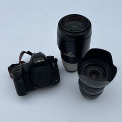 Camera Canon 5D Mark III With Canon Lens 24-105mm 1:4  And Canon Lens 70-200mm 2:8