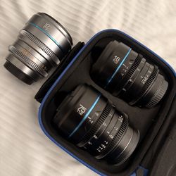 Sirui Nightwalker 16, 35, 75 mm perfect condition