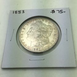 1883 Morgan Silver Dollar Silver Coin