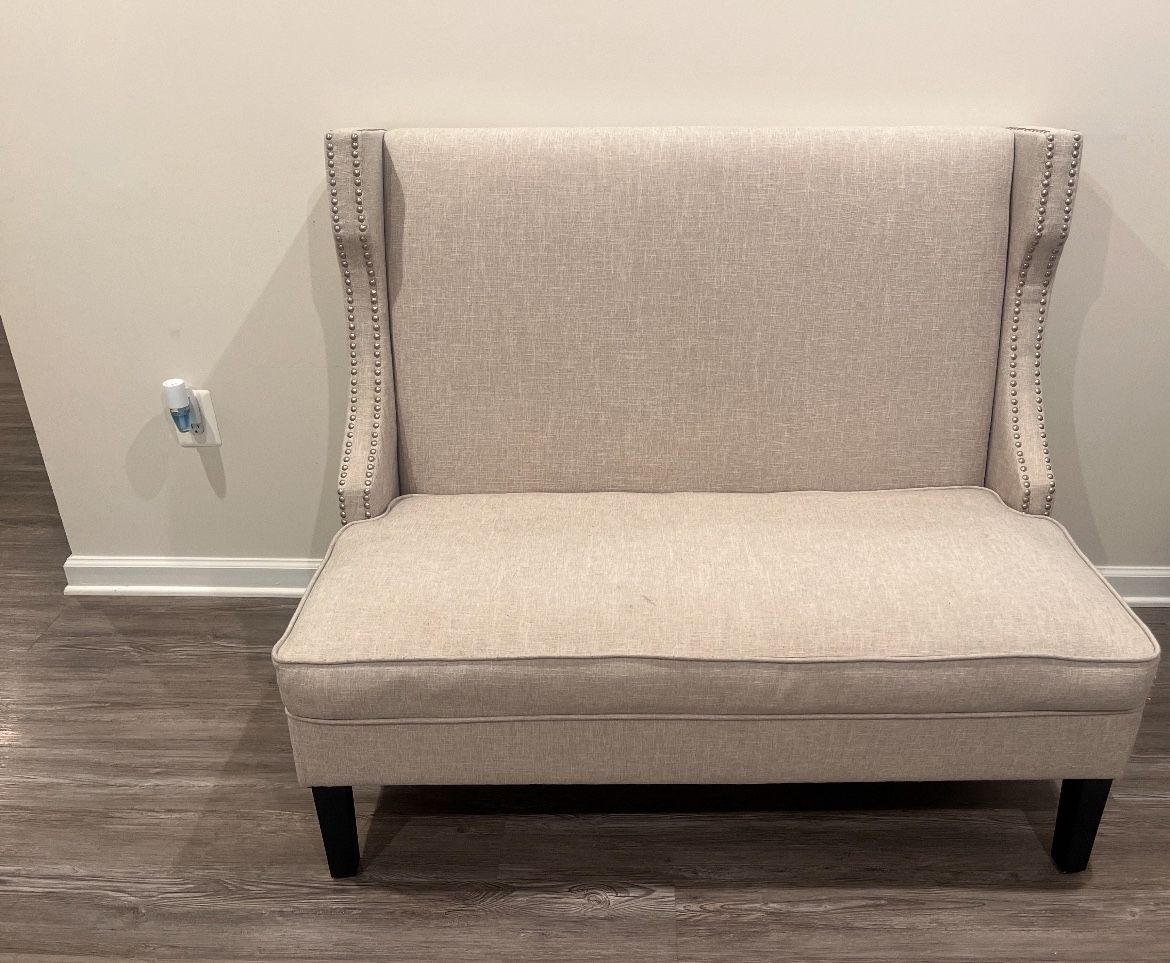 MOVING SALE: Beige Accent Chair