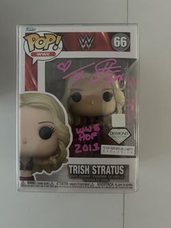 WWE Trish Stratus Signed Funko Pop With Inscriptions 