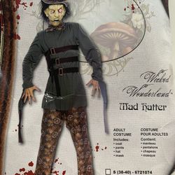Wicked Wonderland Mad Hatter Costume - Size M (42-44)