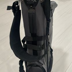 TourX Sunday 4 way golf bag w/ rain cover