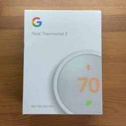 Nest Thermostat E (Nest Pro Edition)