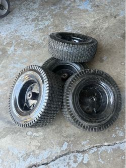 Wagen cart tires 4 set