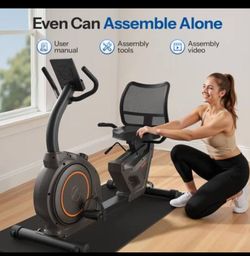 Niceday Recumbent Stationary Bike, smart, 400 lbs capacity. Used 5x