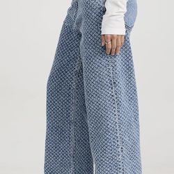 Rag & Bone Wide Leg Jeans 
