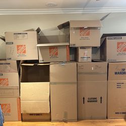 Wardrobe boxes And A Lot Of Medium /large /xlarge Boxes 