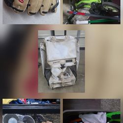 Lot of Nerf Guns, How Wheel Trucks, Bikes,  Baseball Equipment, Reptile Tank and more