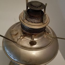 Antique Bradley & Hubbard B&H Oil Lamp Turn of Century 1900's Burner