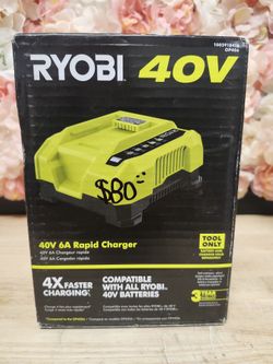 RYOBI
40V Lithium-Ion Rapid Charger