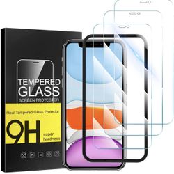 Screen Protector for iPhone 12 Pro Max, 6.7-Inch, Tempered Glass Film, 3-Pack with Easy Install Kit Screen Protector for iPhone 12 Pro Max 6.7” (HD Sc