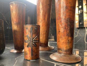 Hand Tooled Copper Home Decor
