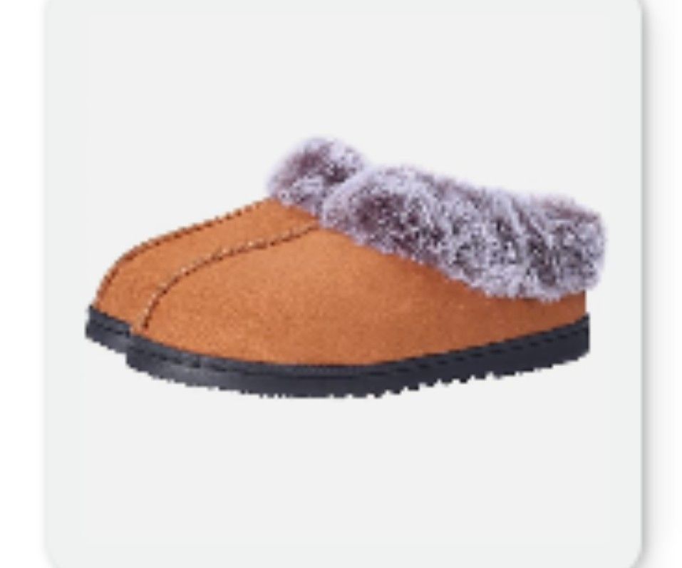 Size 7/8 Womens Fuzzy Memory Foam Slippers Boots Cozy Faux Fur House Shoes Indoor Outdoor Rubber Sole Anti-Skid

Size 7/8