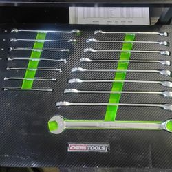 Oem Tools 16 PC Metric Combo Wrench Set