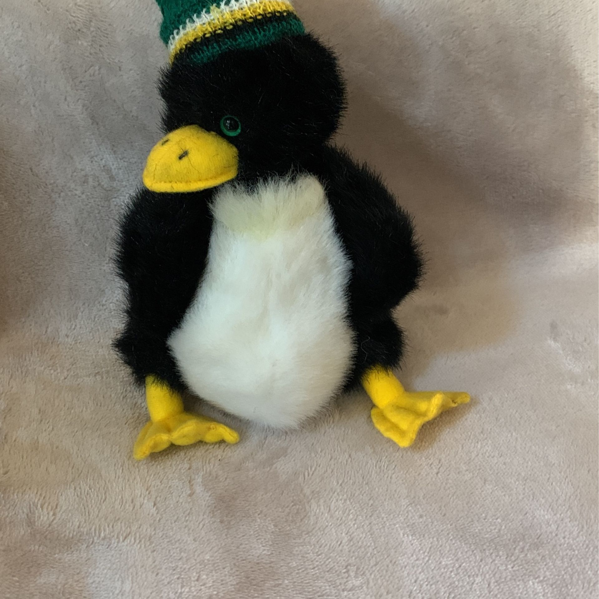 tracisfabfinds tracisfabfinds Updated 23 mins ago Ty Attic Treasures Plush Stuffed Bean Bag Toy Duck Waddlesworth Green Hat