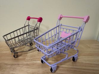 Mini Metal Shopping Carts