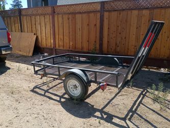 5X8 Utility Trailer With Ramp