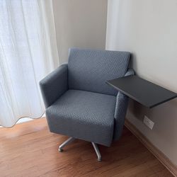 Swivel Lounge Chair with Tablet Arm (4 Available)