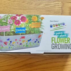 Dan & Darci Paint & Plant Flower Craft Kit for Kids - New