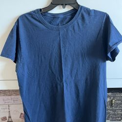 Foreign Exchange Blue Cotton Short Sleeve Tee – Sizes M