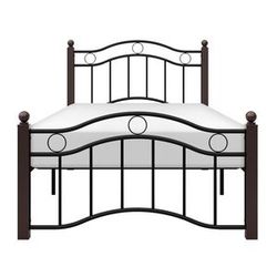 Brand new white or black metal twin platform bedframe