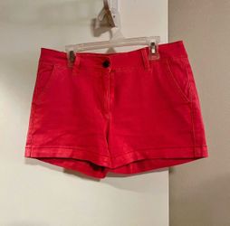 Land 'N Sea Chino Shorts Women's size 4 Pink Faded Design Stretch Beach Cruise