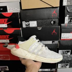 Adidas EQT Support 93/17 White Red size 10.5 USED But Clean