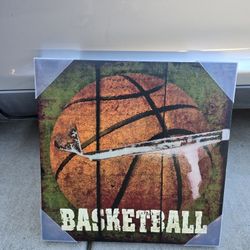 Art Abstract Basketball $10