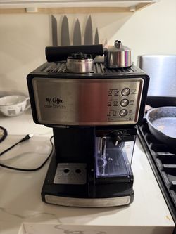 Mr. Coffee Espresso And Cappuccino Maker | Café Barista , Silver - $150