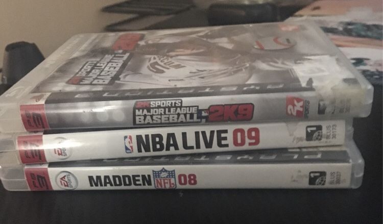 ps3 sports game playstation 3 nba madden nfl mlb